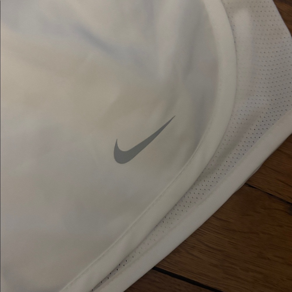 Nike White Dri-FIT Athletic Running Shorts - Picture 3 of 4